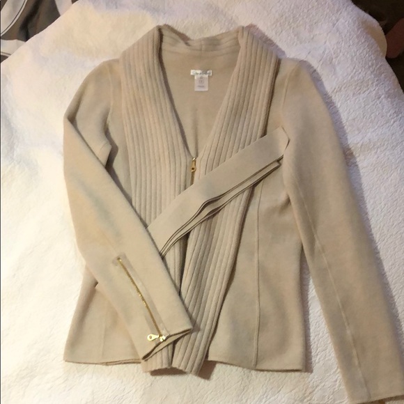 Oscar de la rents sweater jacket